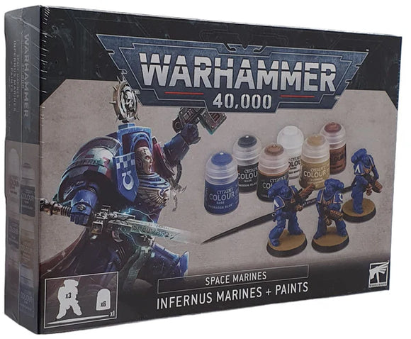 Warhammer  40K - Space Marines Infernus Marines and Paint Set