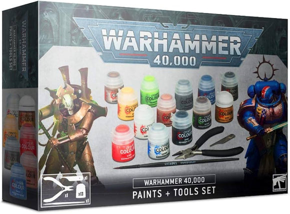 Warhammer 40K - Paints and Tools Set