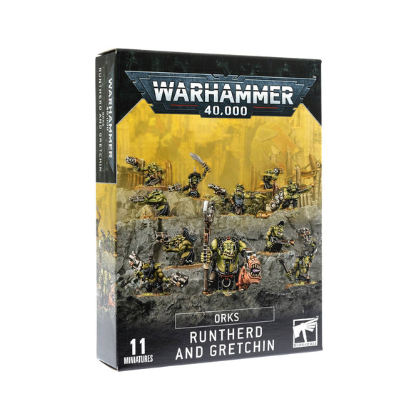 Warhammer 40K: Ork Runtherd and Gretchin