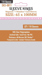 Sleeve Kings: Magnum "7 Wonders" (65 x 100mm)