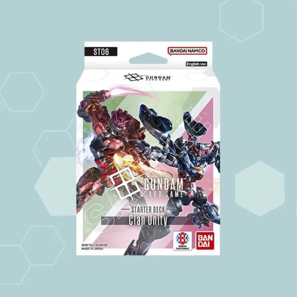 (ORDER BY - 26/09/2025) Gundam Card Game: Starter Deck - Clan Unity (ST06) (RRP - R425)
