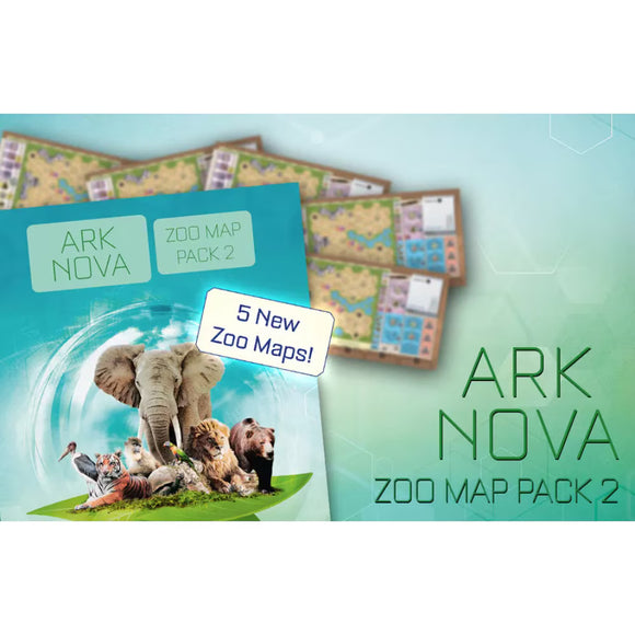 (ORDER BY - EXTENDED) Ark Nova - Zoo Map Pack 2 (RRP - R350.00)