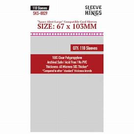 Sleeve Kings Space Alert Large  (67 x 103mm)