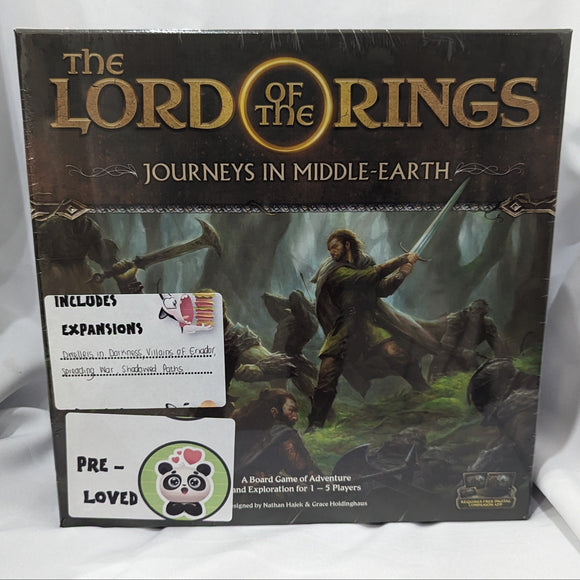 The Lord of the Rings: Journeys in Middle-Earth + Dwellers in Darkness + Villains of Eriador + Spreading War + Shadowed Paths (Pre-Loved)
