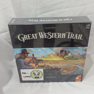 Great Western Trail + Rails to the North expansion (2nd Edition) (both in base box) (Pre-loved)