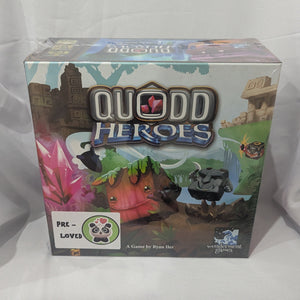 Quodd Heroes - Unpunched and unplayed with Kickstarter exclusives (pre-loved)