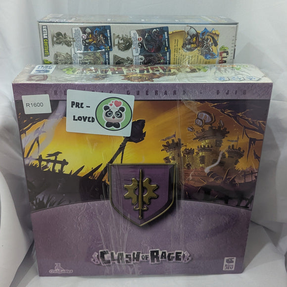 Clash of Rage (KS Edition) + Heroes + The Mechanical Cohort + The Heirs of Kkran Expansions (Pre-loved)