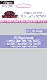 Sleeve Kings: Penny Sleeves  (67 x 92mm)