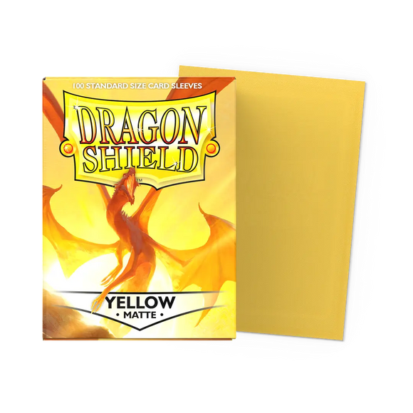 Yellow - Matte Sleeves - Standard Size