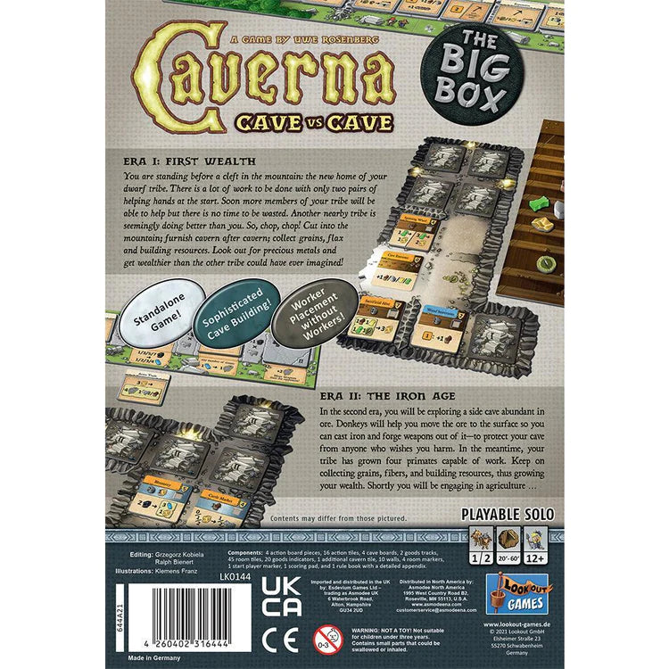 Caverna: Cave vs. Cave - Big Box – Tabletop Guru