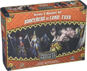 Massive Darkness: Heroes & Monster Set – Sorcerers vs Lord Tusk