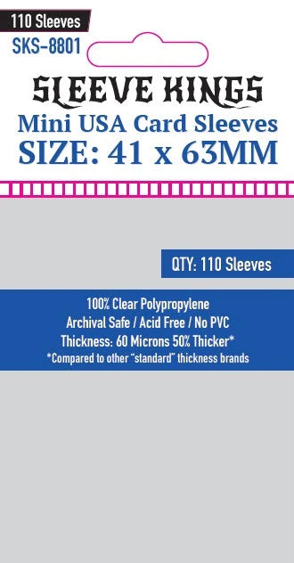 Sleeve Kings: Mini USA (41 x 63mm)