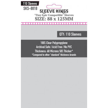 Sleeve Kings: Tiny Epic Compatible (88 x 125mm)